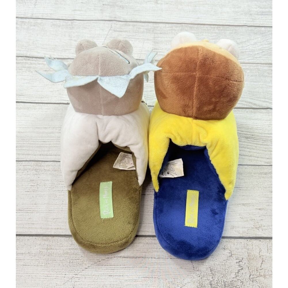 Rick and Morty Men's 3D Characters Slippers Ground Up Licensed Size 9/10 - Picture 8 of 8